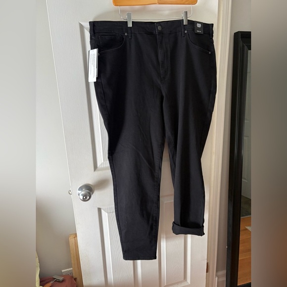 Silver Jeans NWT Ibister high rise skinny black size 22W 29” inseam pants - Picture 2 of 14